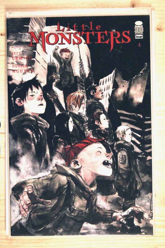 Little Monsters #4 (Image Comics, 2022), raw comic book in NM+ 9.6 condition — front cover