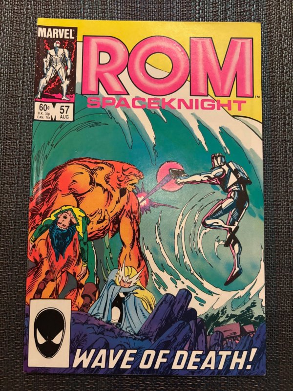 Rom #57 (Marvel Comics, 1984), raw, ungraded comic book — front cover