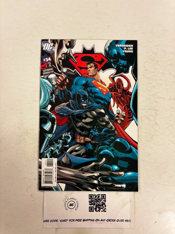 Superman Batman #34 (DC Comics), raw comic book in NM condition — front cover