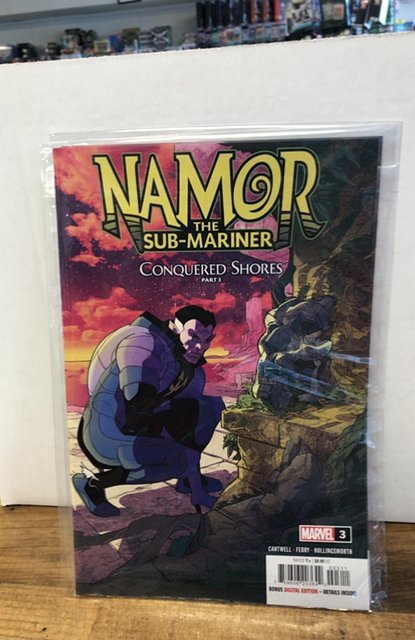 Namor: Conquered Shores #3 (2023), raw, ungraded comic book — front cover
