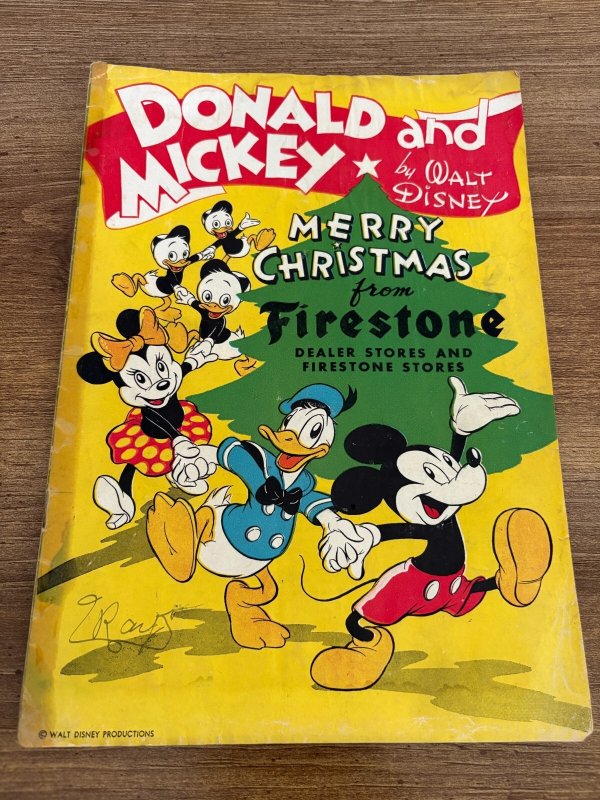 Merry Christmas from Firestone #1, raw, ungraded comic book — front cover