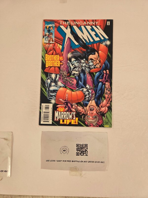 Uncanny X-Men #373 (Marvel Comics, 1999), raw comic book in NM condition — front cover