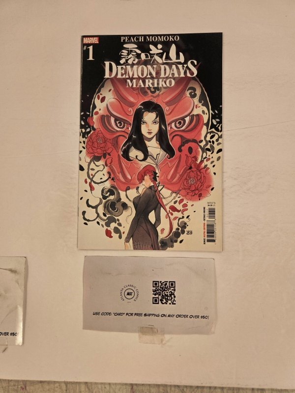 Demon Days Mariko #1 (Marvel Comics), raw comic book in NM condition — front cover