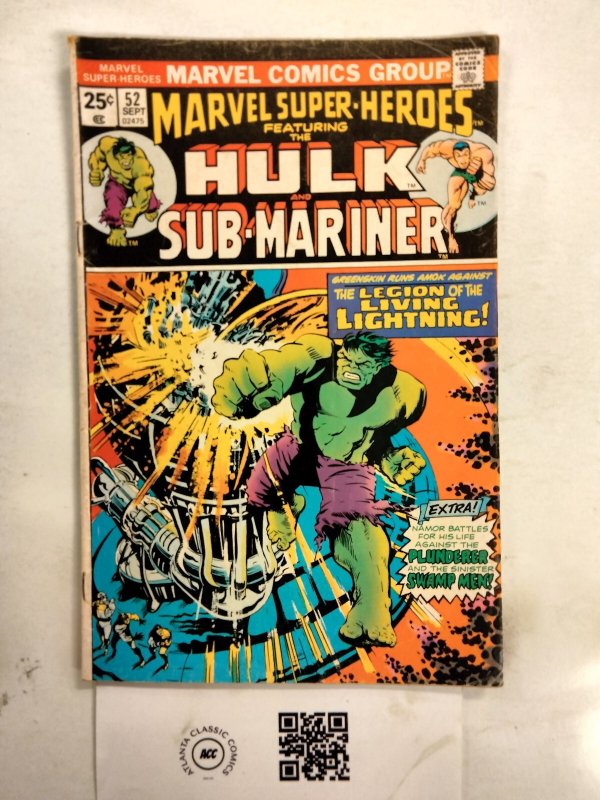 Marvel Super-Heroes #52 (Marvel Comics), raw comic book in FN condition — front cover