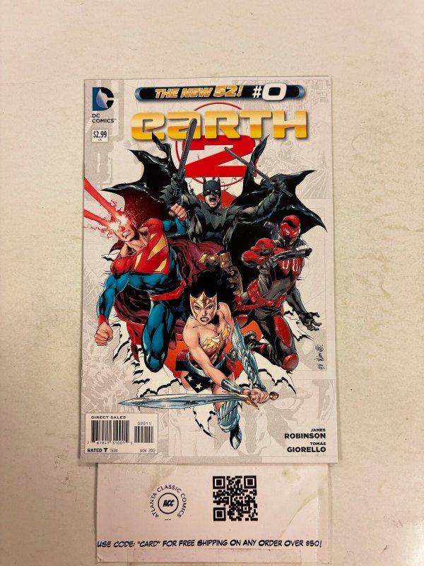 Earth 2 #0 (DC Comics), raw comic book in NM condition — front cover