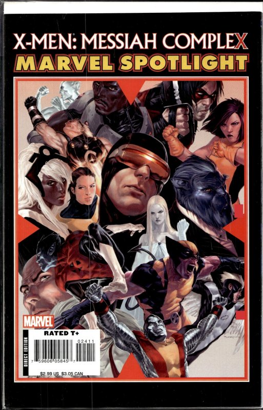 Marvel Spotlight X-Men: Messiah Complex (2007) (Marvel Comics, 2007), raw, ungraded comic book — front cover