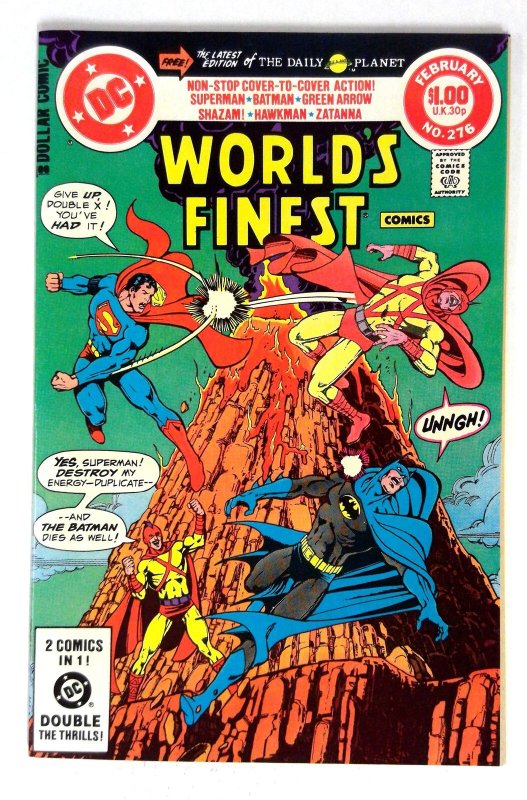 World's Finest #276 (DC Comics, 1982), raw comic book in NM- condition — front cover