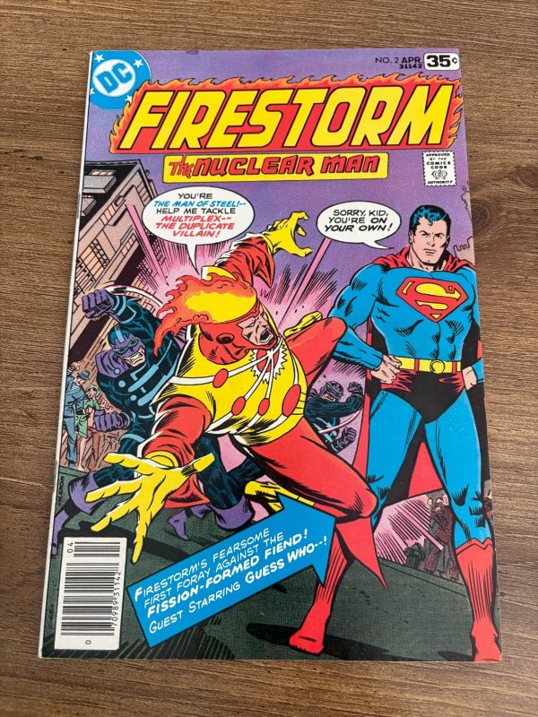 Firestorm #2 (DC Comics, 1978), raw comic book in VF- condition — front cover