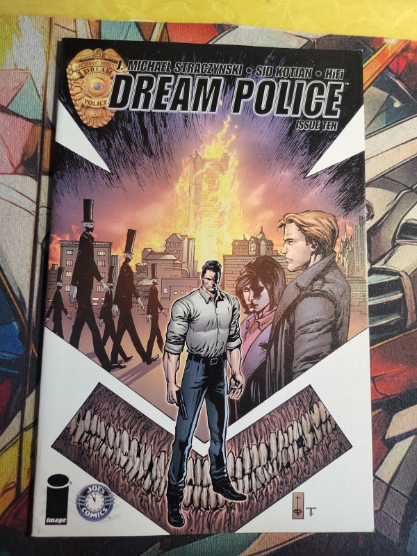 Dream Police #10 (2016), raw, ungraded comic book — front cover