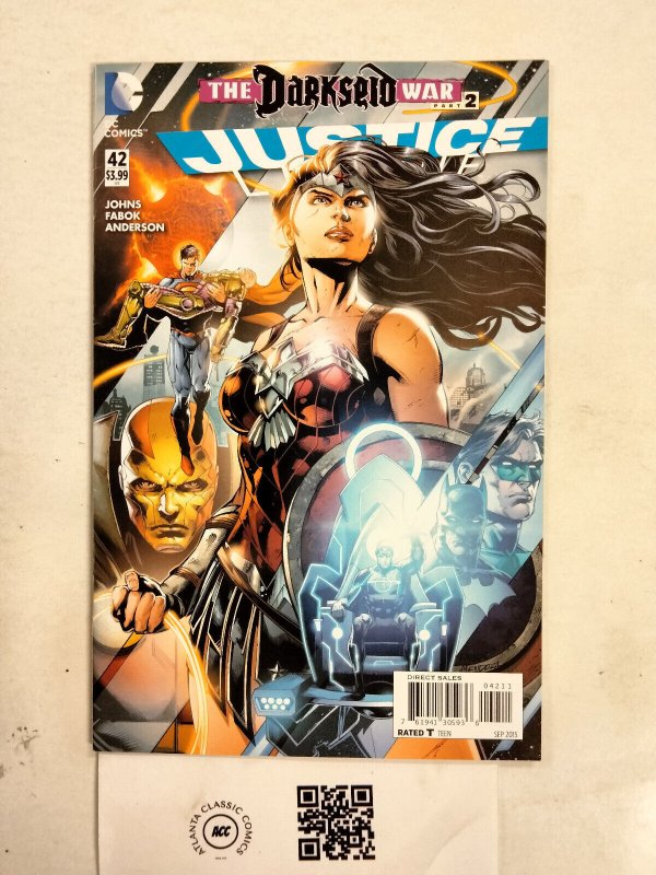 Justice League #42 (DC Comics, 2018), raw comic book in NM condition — front cover
