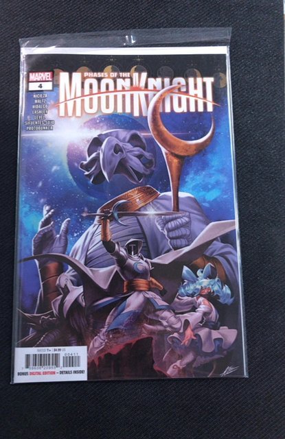 Phases of the Moon Knight #4 (2025), raw, ungraded comic book — front cover