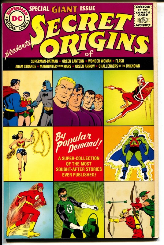 Secret Origins-Superman-Batman-Wonder Woman-TPB-trade, raw, ungraded comic book — front cover