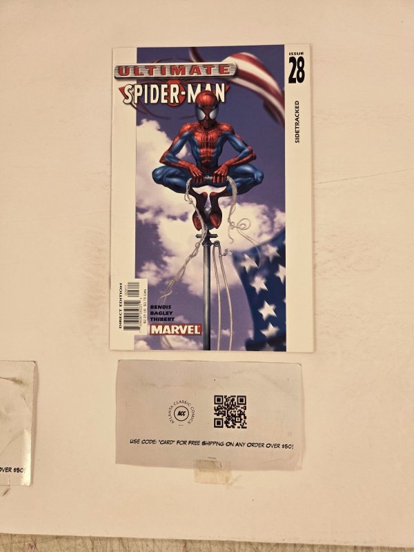Ultimate Spider-Man #28 (Marvel Comics), raw comic book in NM condition — front cover