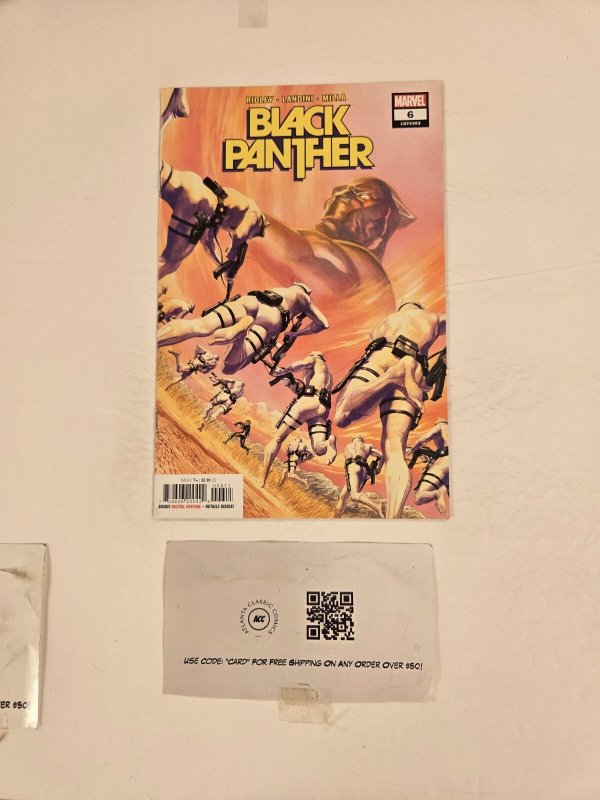 Black Panther #6 (Marvel Comics), raw comic book in NM condition — front cover