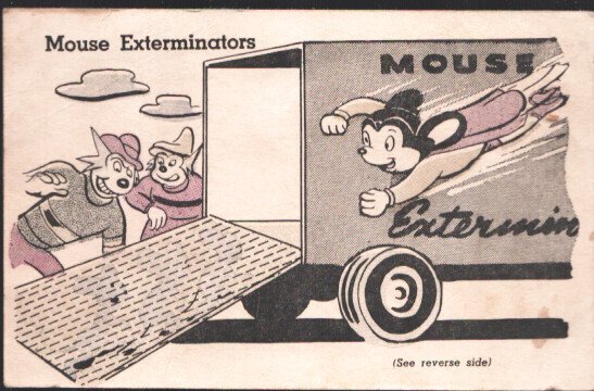 Mighty Mouse Mystery Color Picture #6 (1957), raw comic book in VG condition — front cover