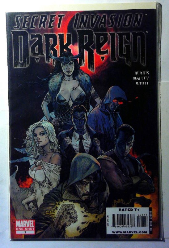 Secret Invasion Dark Reign #1 (Marvel Comics, 2009), raw, ungraded comic book — front cover