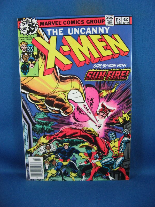 Uncanny X-Men #118 (Marvel Comics, 1978), raw comic book in VF- condition — front cover