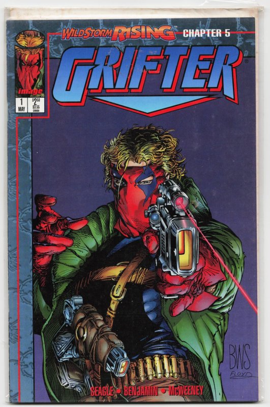 Grifter #1 (Image Comics, 1995), raw, ungraded comic book — front cover