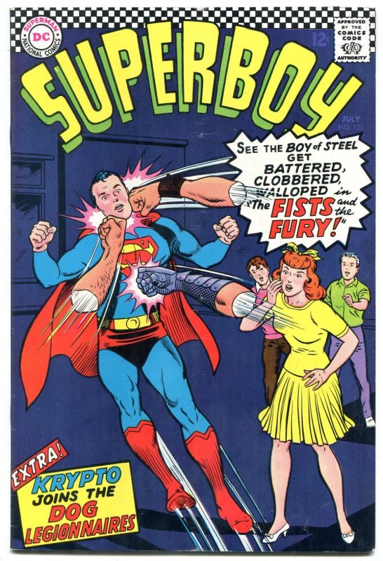 Superboy #131 (DC Comics, 1966), raw comic book in VG/FN condition — front cover
