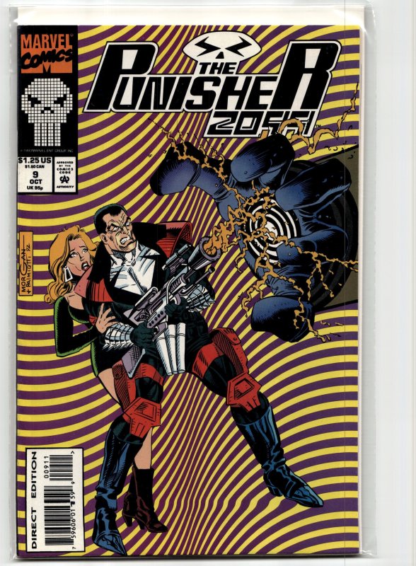 Punisher 2099 #9 (Marvel Comics, 1993), raw, ungraded comic book — front cover