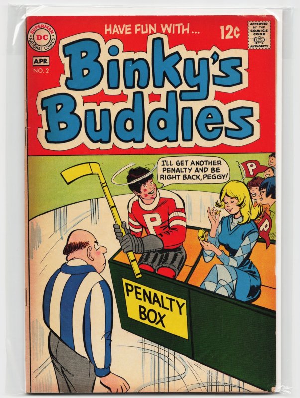Binky's Buddies #2 (Harvey Comics, 1969), raw, ungraded comic book — front cover