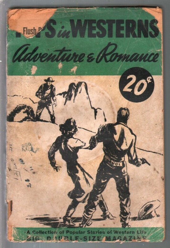 Tops in Western Adventure & Romance 1941-gunfight Cover-G- (1941), raw, ungraded comic book — front cover