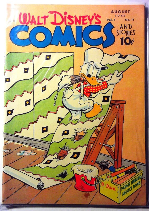 Walt Disney's and Stories #83 (Dell Comics, 1947), raw, ungraded comic book — front cover