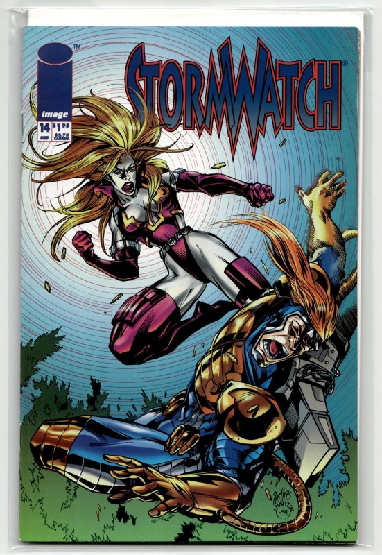 Stormwatch #14 (Image Comics, 1994), raw, ungraded comic book — front cover
