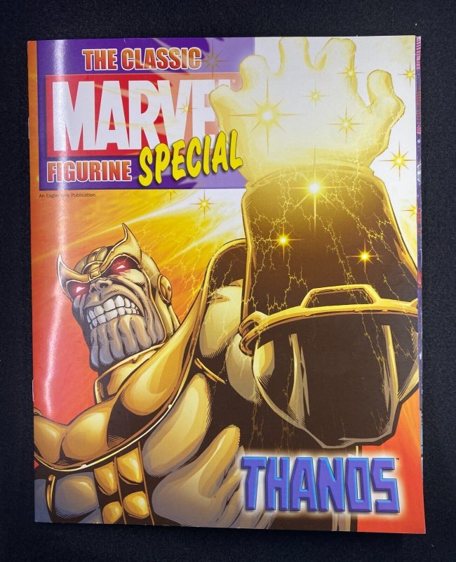 The Classic Marvel Figurine Special Thanos Magazine w/ Poster (Marvel Comics), raw, ungraded comic book — front cover