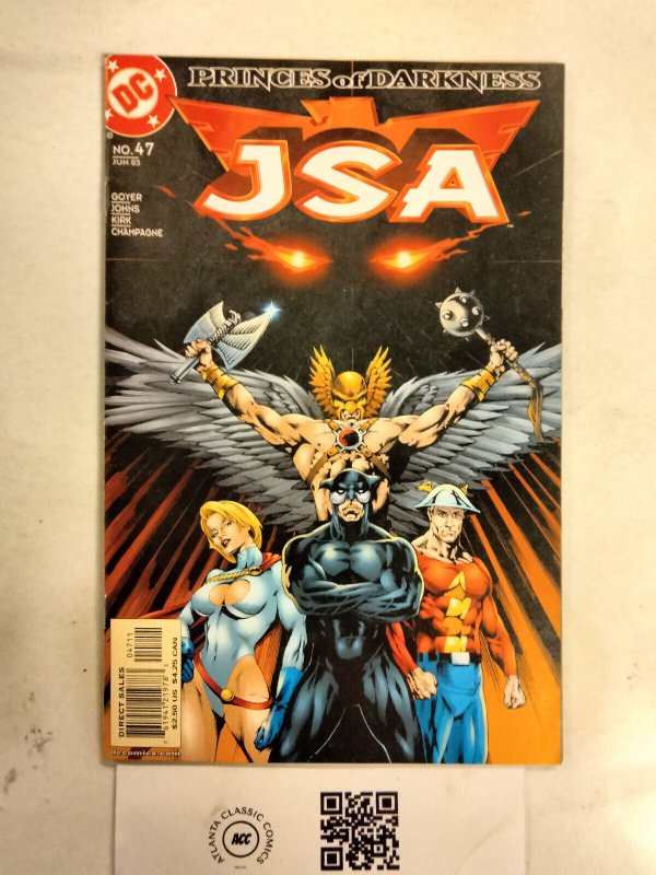 JSA #47 (DC Comics), raw comic book in NM condition — front cover