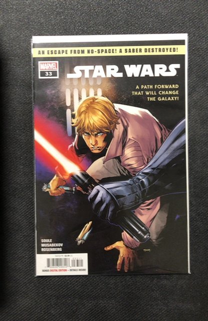 Star Wars #33 (Marvel Comics, 2023), raw, ungraded comic book — front cover