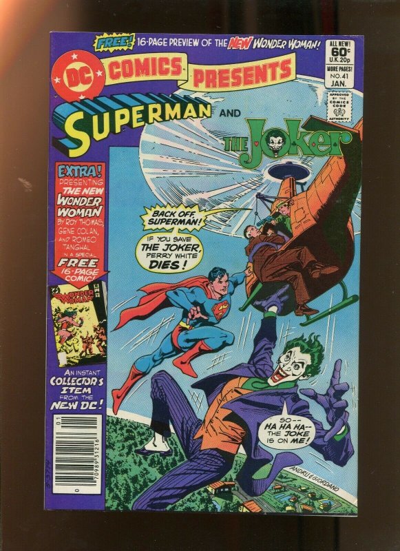 (Nm-) DC Comics Presents #41 (1982), raw comic book in NM- condition — front cover