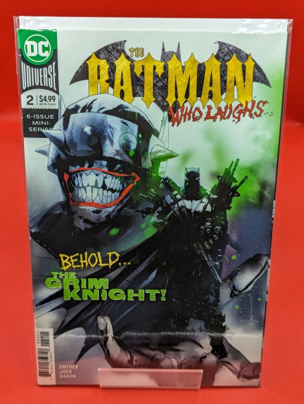 The Batman Who Laughs #2 (DC Comics, 2019), raw, ungraded comic book — front cover