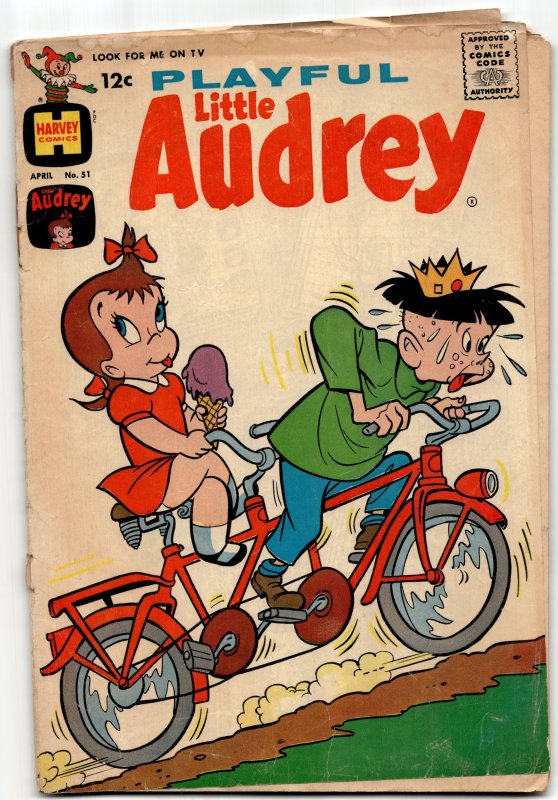 Playful Little Audrey #51 (1964), raw, ungraded comic book — front cover