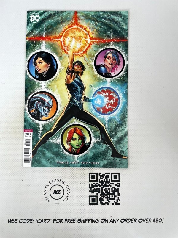 Titans #28 (DC Comics, 2001), raw comic book in NM condition — front cover