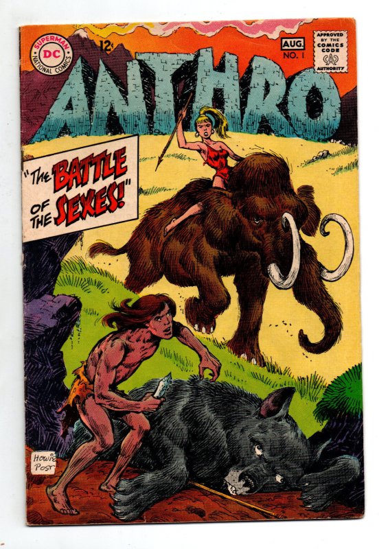 Anthro #1 (1968), raw comic book in FN/VF condition — front cover