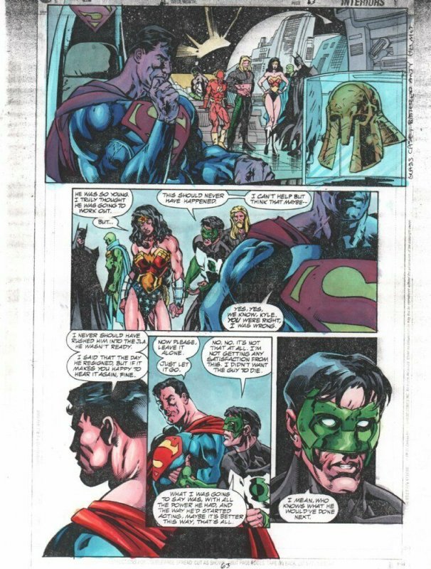 JLA Superpower #1, raw, ungraded comic book — front cover