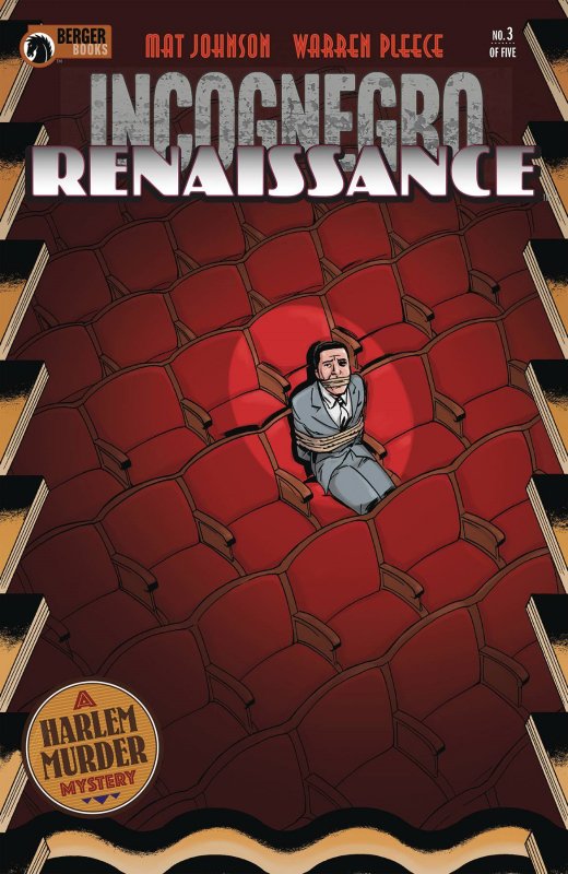 Incognegro Renaissance #3 (Dark Horse Comics, 2018), raw, ungraded comic book — front cover