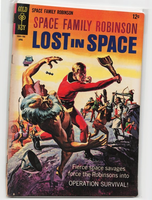 Space Family Robinson #21 (Gold Key, 1967), raw, ungraded comic book — front cover