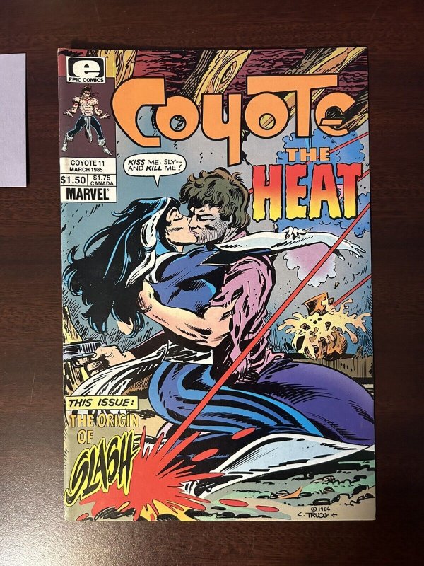 Coyote #11 (1985), raw, ungraded comic book — front cover