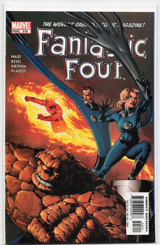 Fantastic Four #516 (Marvel Comics, 2004), raw, ungraded comic book — front cover