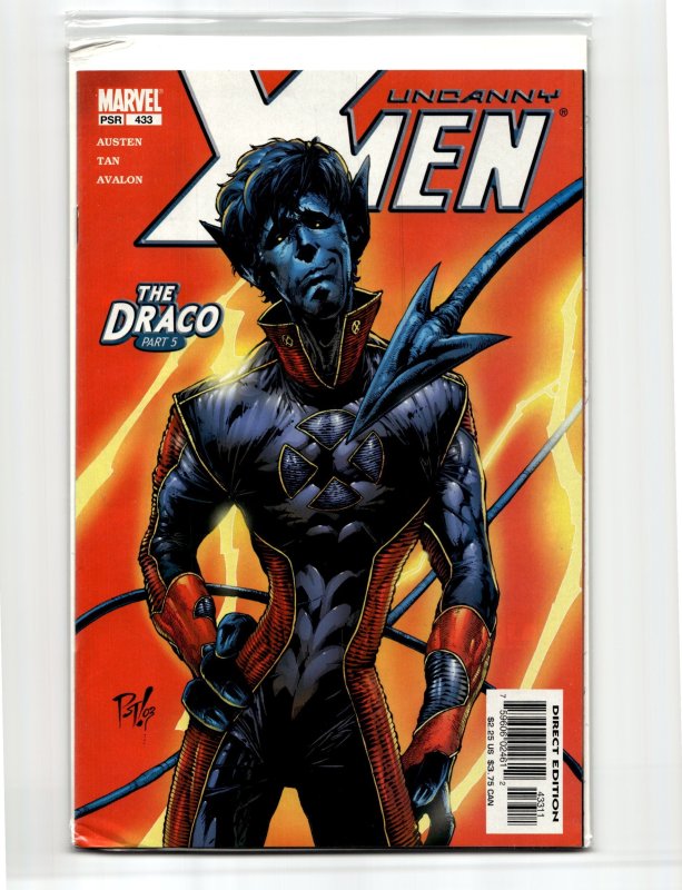 The Uncanny X-Men #433 (Marvel Comics, 2004), raw, ungraded comic book — front cover
