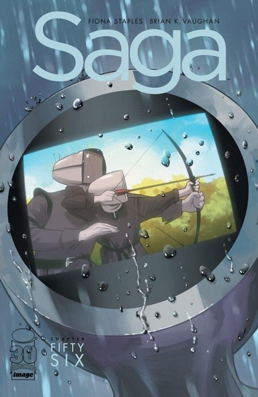 Saga #56 (Image Comics, 2012), raw comic book in NM condition — front cover