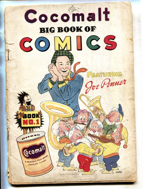 Cocomalt Big Book of Comics #1 (1938), raw, ungraded comic book — front cover
