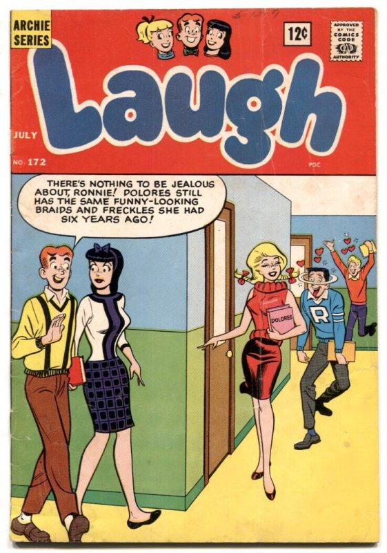 Laugh #172 - 1965 - Archie - G/VG - Comic Book (Archie Comics, 1965), raw comic book in VG condition — front cover