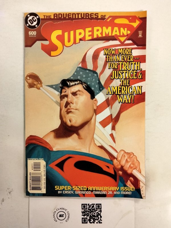 The Adventures of Superman #600 (DC Comics), raw comic book in NM condition — front cover