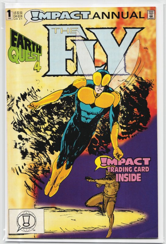 The Fly Annual (1992) the Fly (1992), raw, ungraded comic book — front cover