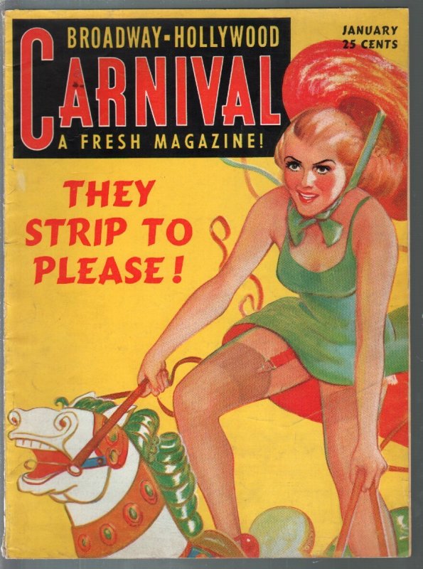 MAG: Broadway-Hollywood Carnival #3, raw, ungraded comic book — front cover