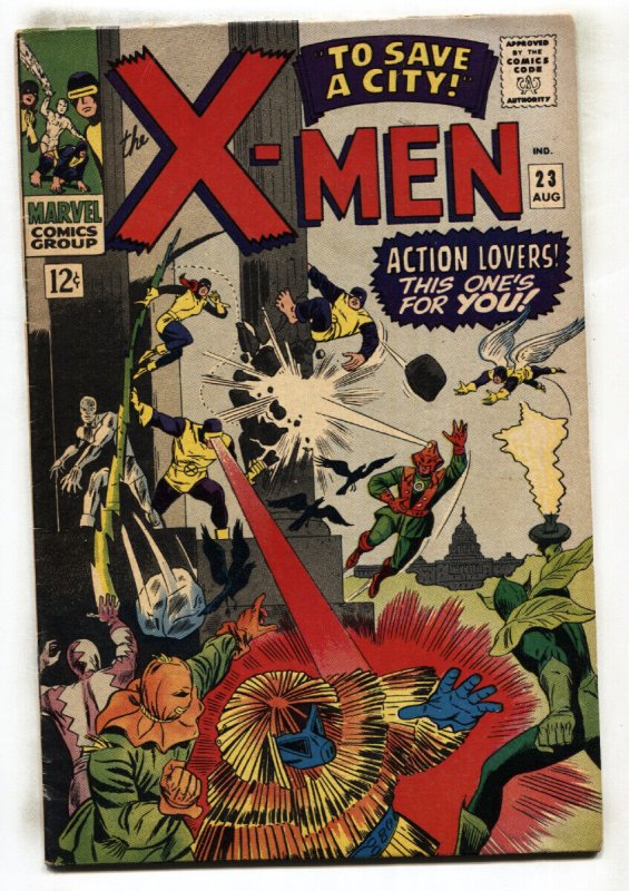 X-Men #23 (Marvel Comics, 1993), raw comic book in FN+ condition — front cover