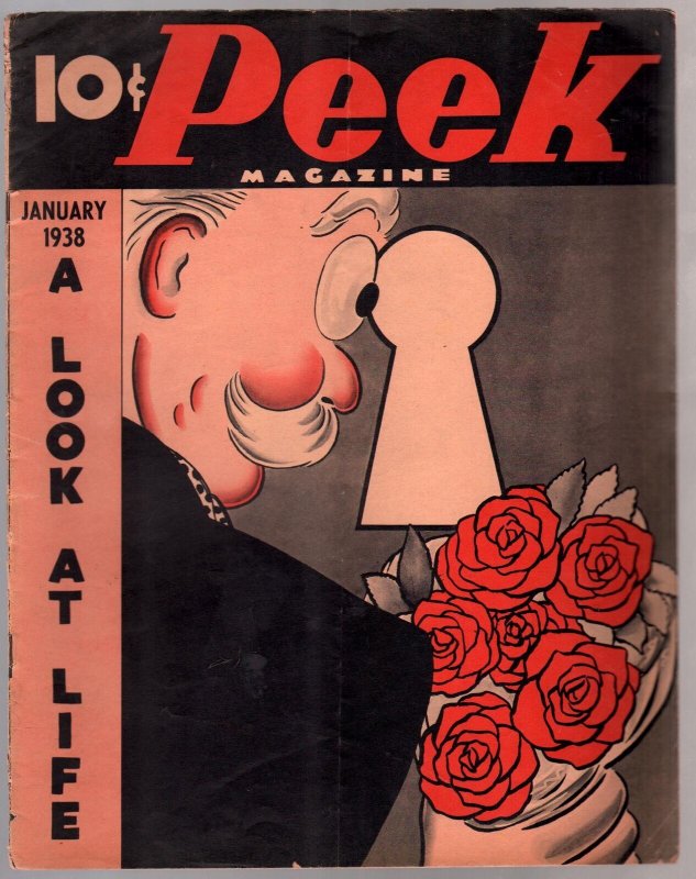 Peek #1, raw comic book in VG condition — front cover